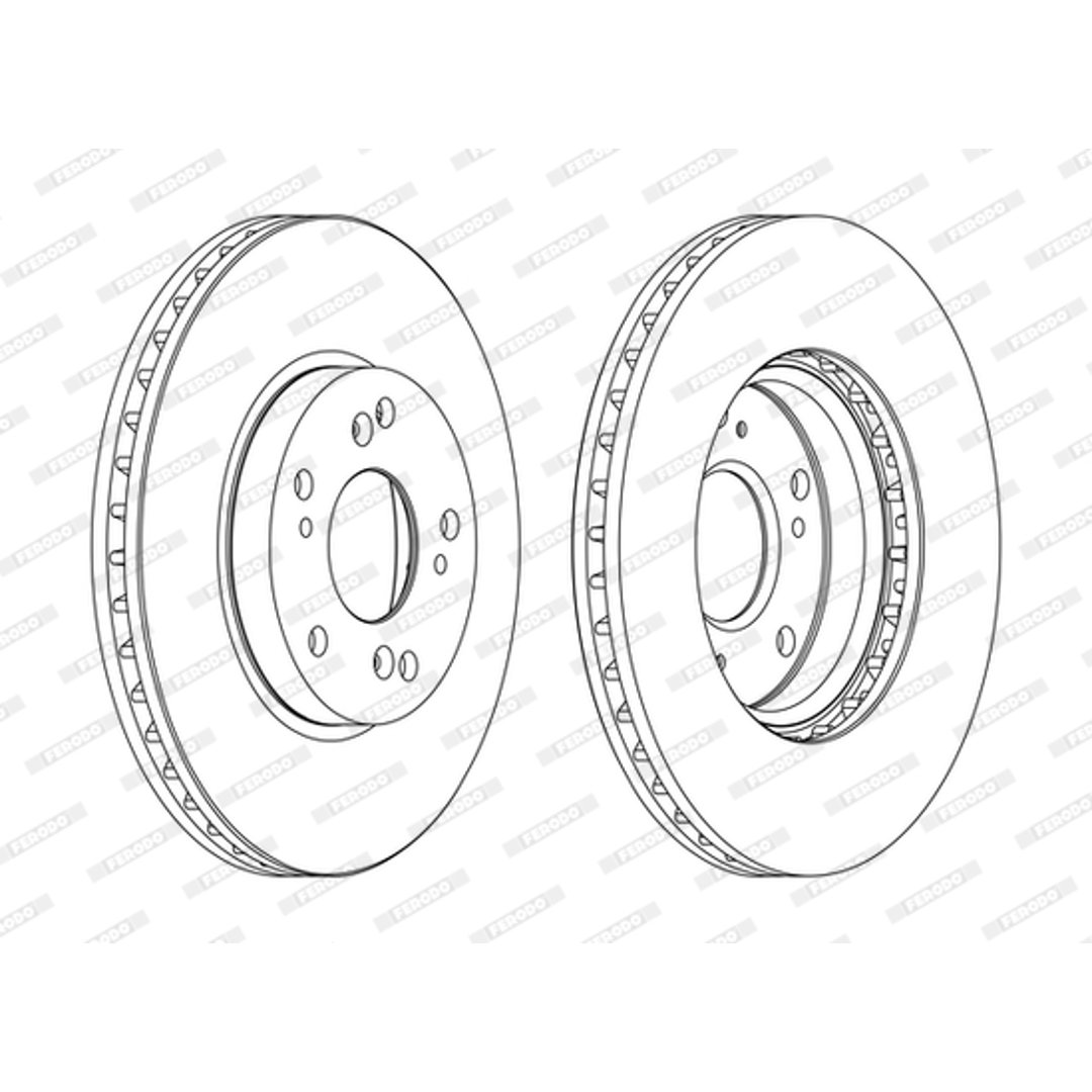 Tarcza hamulcowa FERODO DDF1557C
