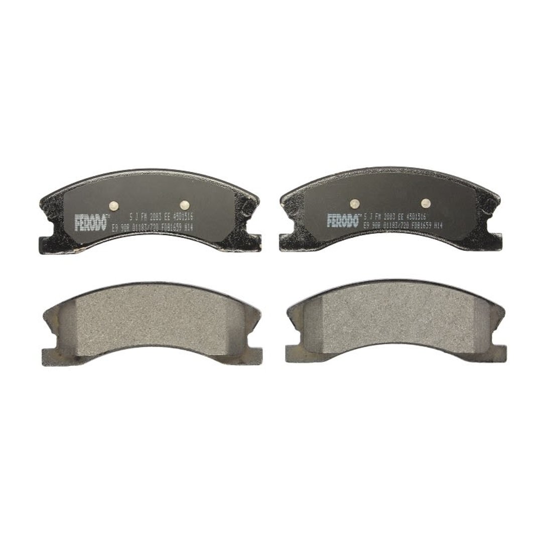 FERODO (FEDERAL-MOGUL) Zestaw klocków hamulcowych, hamulce tarczowe (FEDERAL-MOGUL) FDB1659