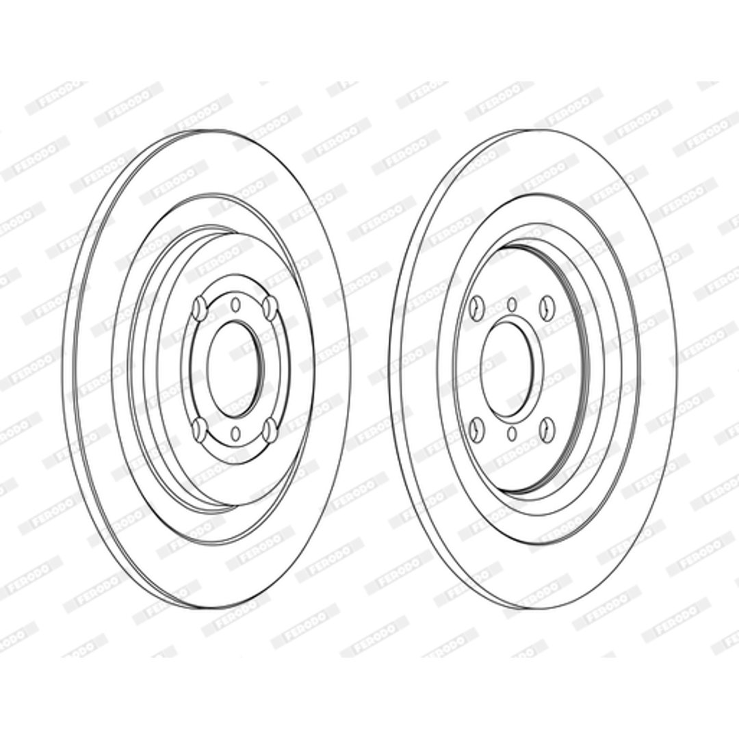 Tarcza hamulcowa FERODO DDF1588C