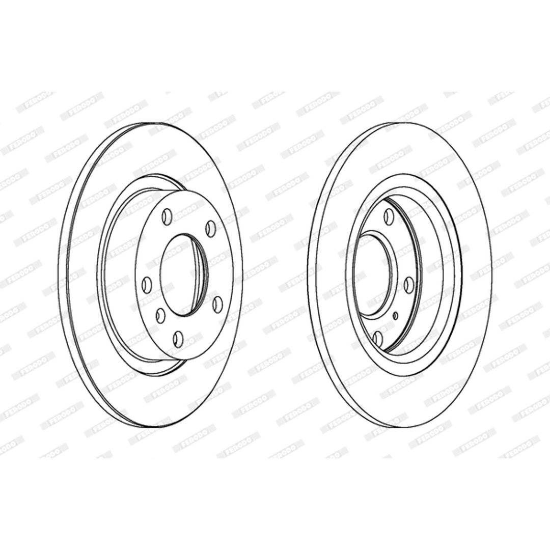 Tarcza hamulcowa FERODO DDF1651C