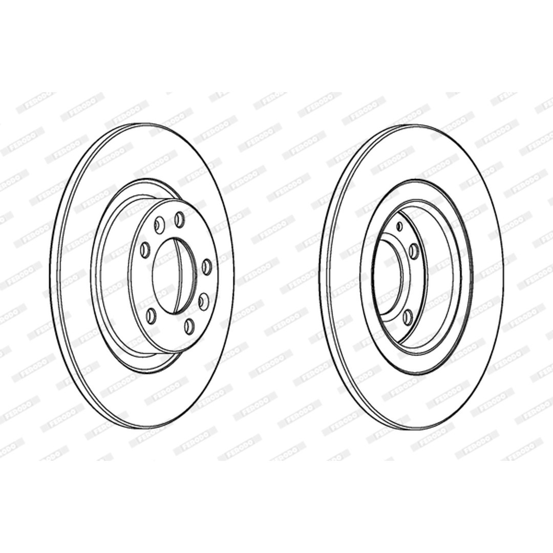 Tarcza hamulcowa FERODO DDF2297C