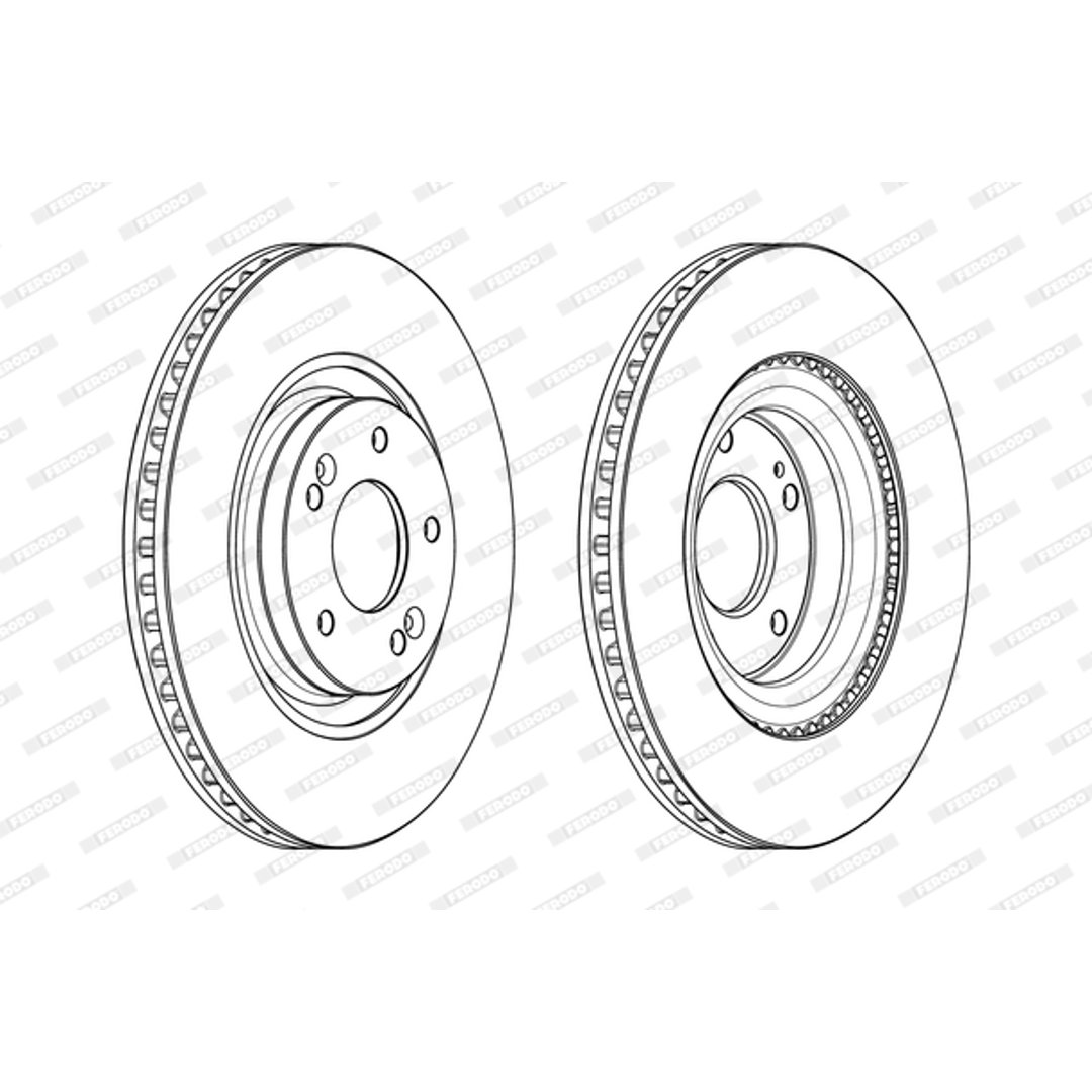 Tarcza hamulcowa FERODO DDF2199C