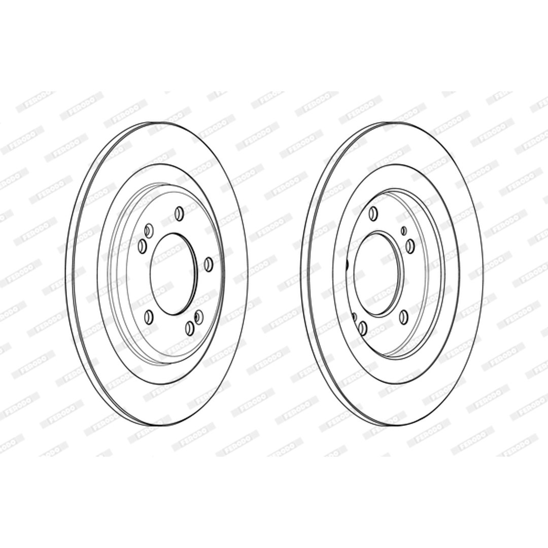 Tarcza hamulcowa FERODO DDF2200C