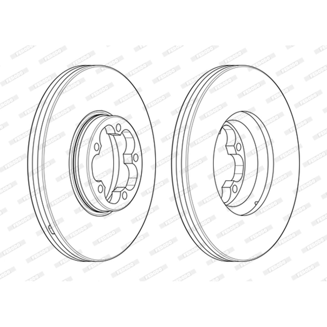 Tarcza hamulcowa FERODO DDF2468-1