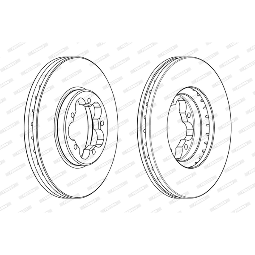 Tarcza hamulcowa FERODO DDF2469