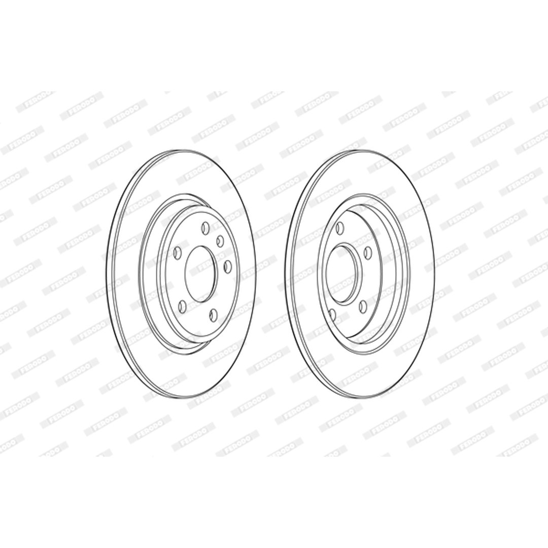 Tarcza hamulcowa FERODO DDF2599C
