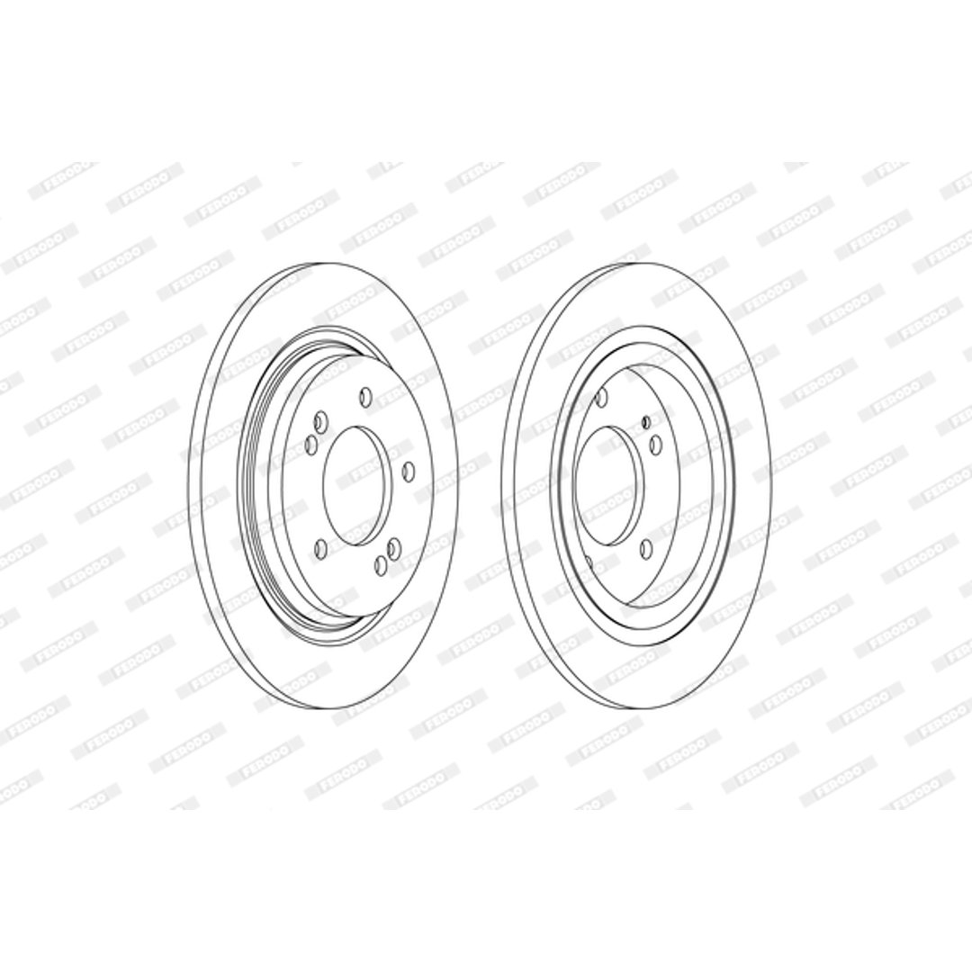 Tarcza hamulcowa FERODO DDF2604C