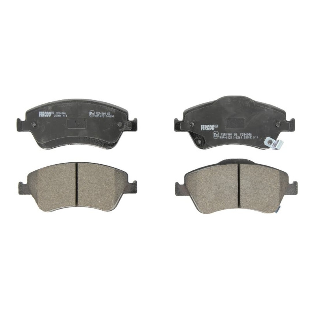 FERODO (FEDERAL-MOGUL) Zestaw klocków hamulcowych, hamulce tarczowe (FEDERAL-MOGUL) FDB4046