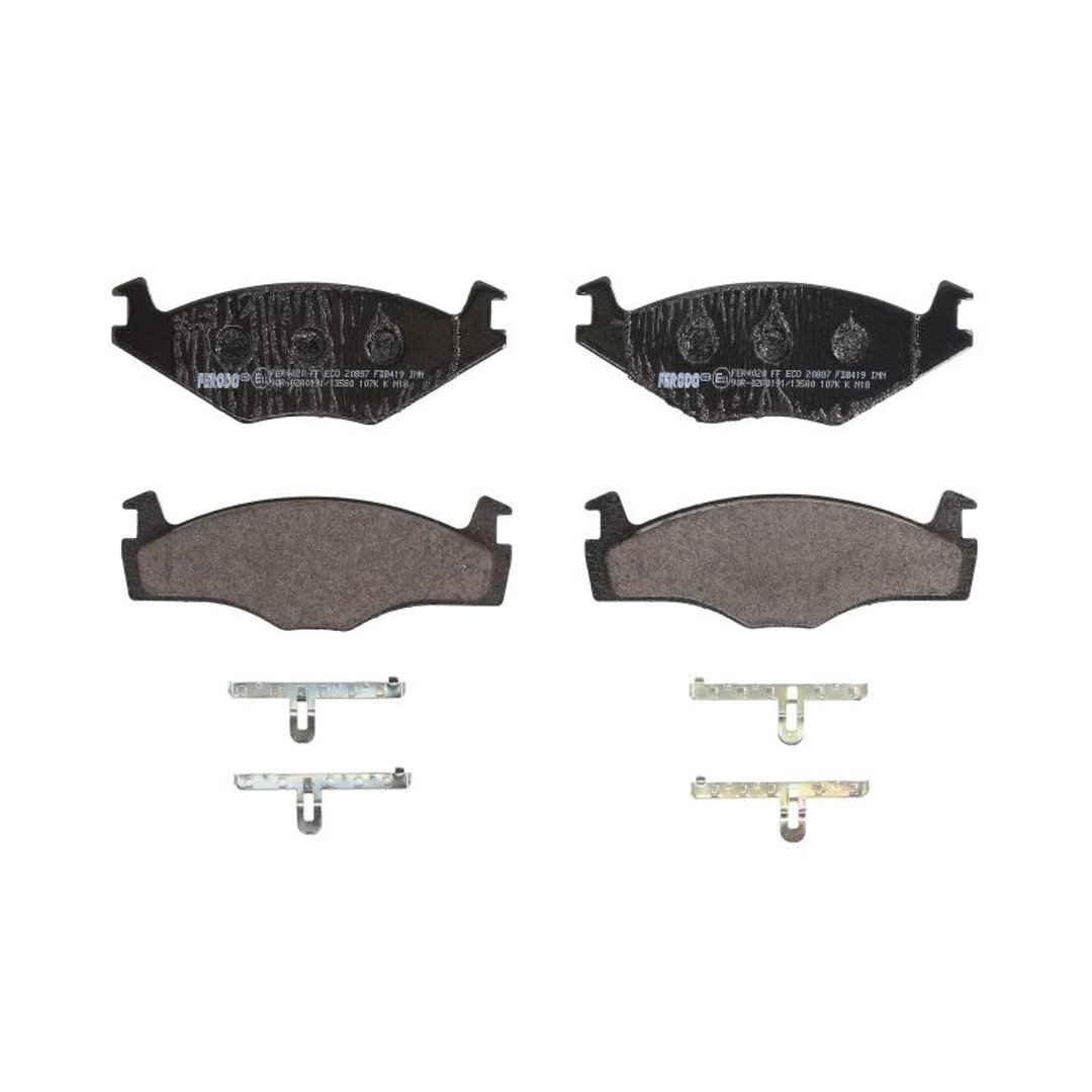 FERODO (FEDERAL-MOGUL) Zestaw klocków hamulcowych, hamulce tarczowe (FEDERAL-MOGUL) FDB419