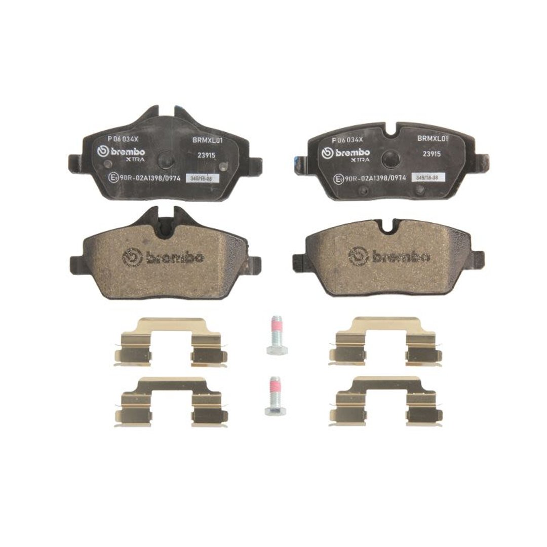 BREMBO Zestaw klocków hamulcowych, hamulce tarczowe P 06 034X P 06 034X