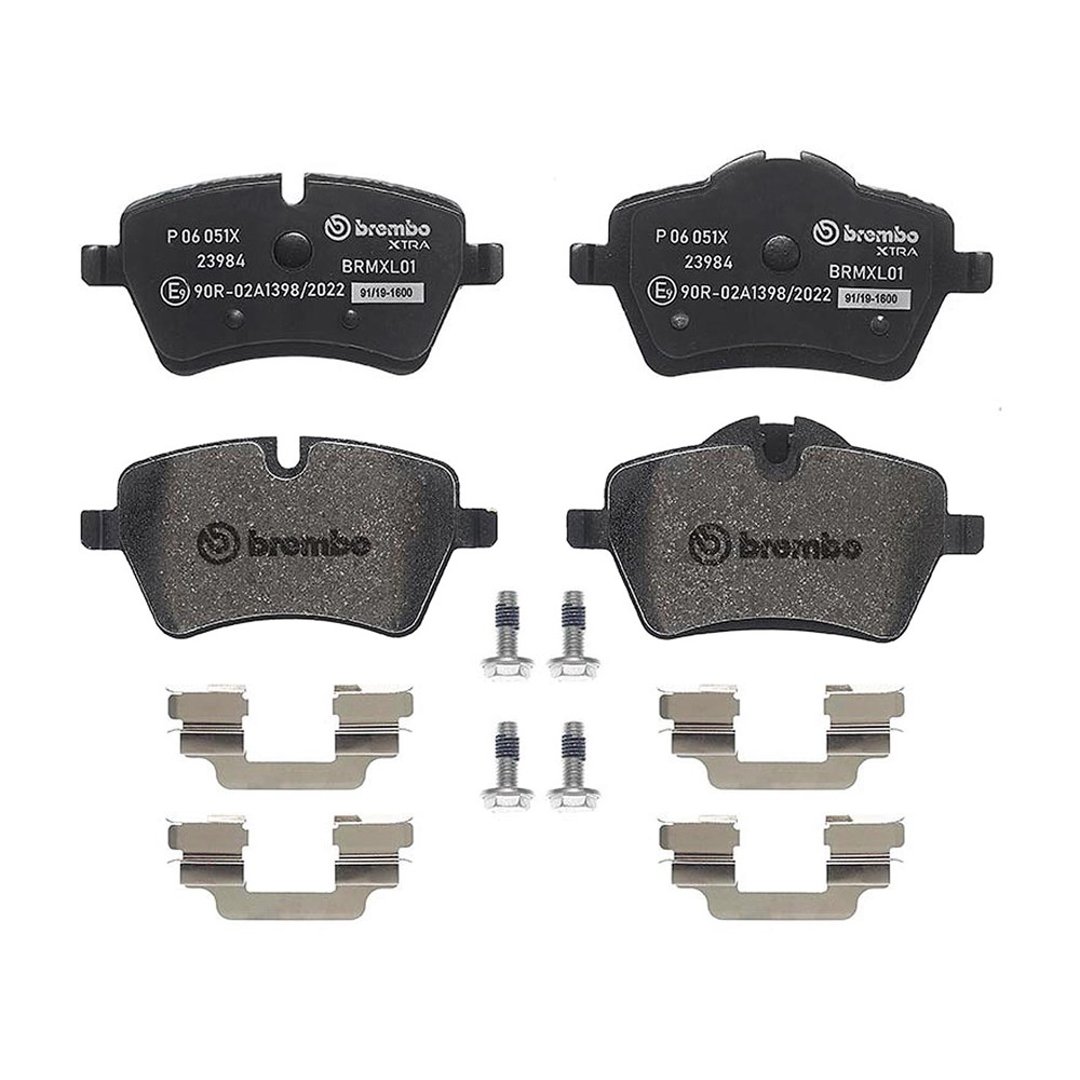 BREMBO Zestaw klocków hamulcowych, hamulce tarczowe P 06 051X P 06 051X
