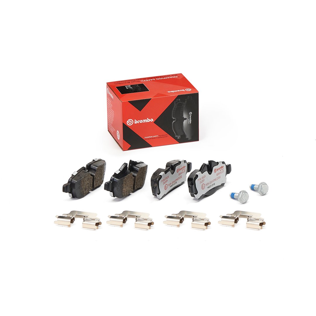 BREMBO Zestaw klocków hamulcowych, hamulce tarczowe P 06 052X P 06 052X