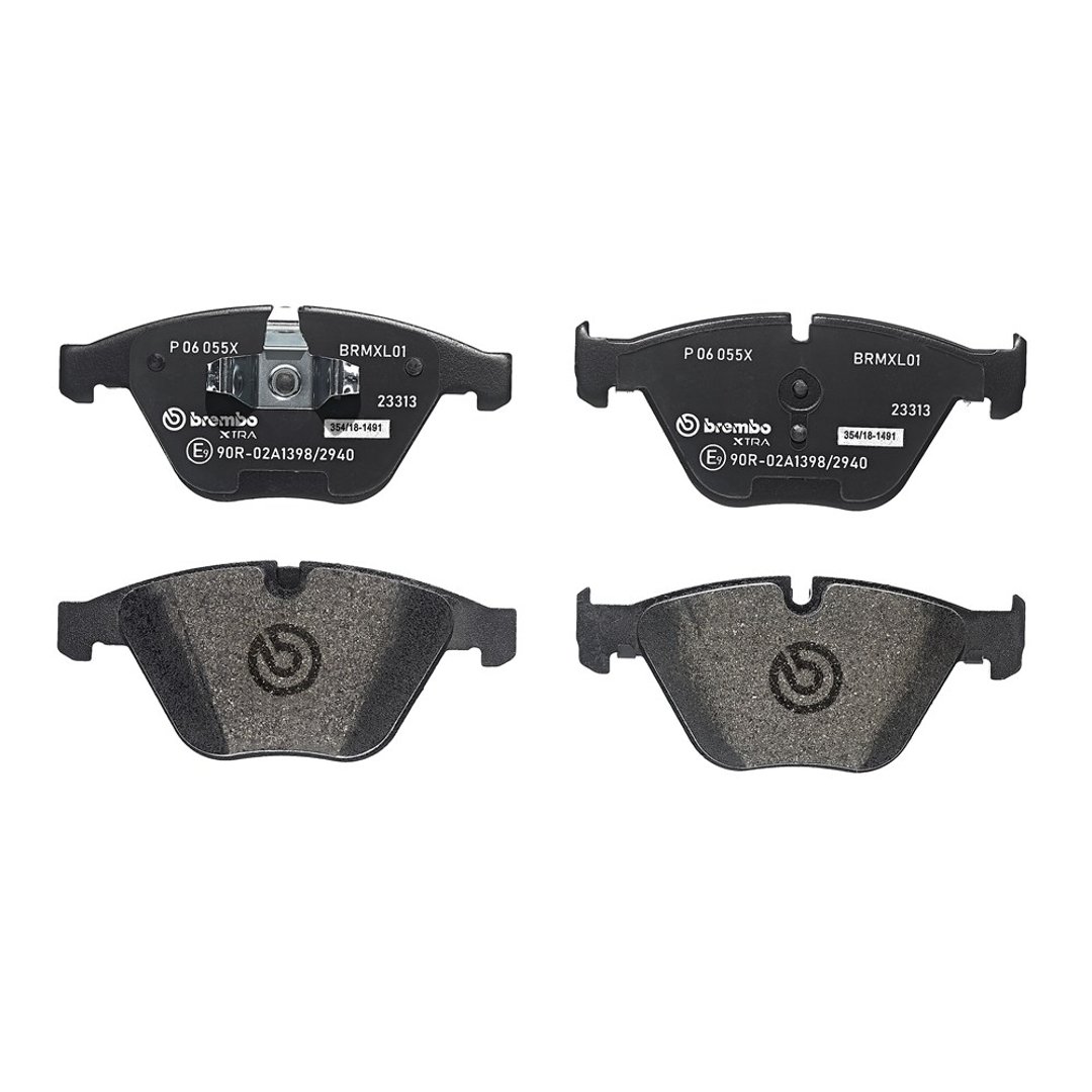 BREMBO Zestaw klocków hamulcowych, hamulce tarczowe P 06 055X P 06 055X