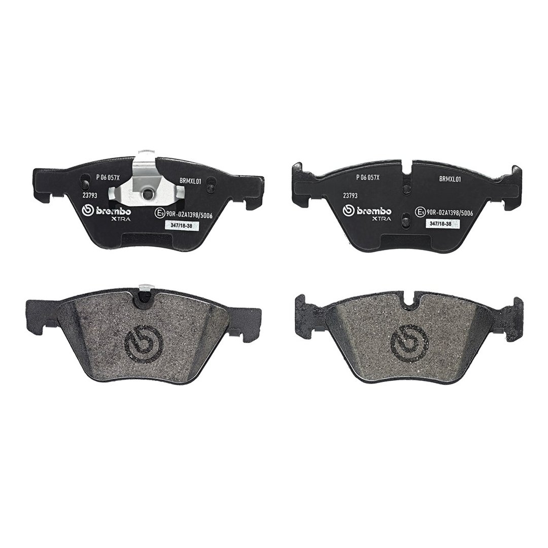 BREMBO Zestaw klocków hamulcowych, hamulce tarczowe P 06 057X P 06 057X