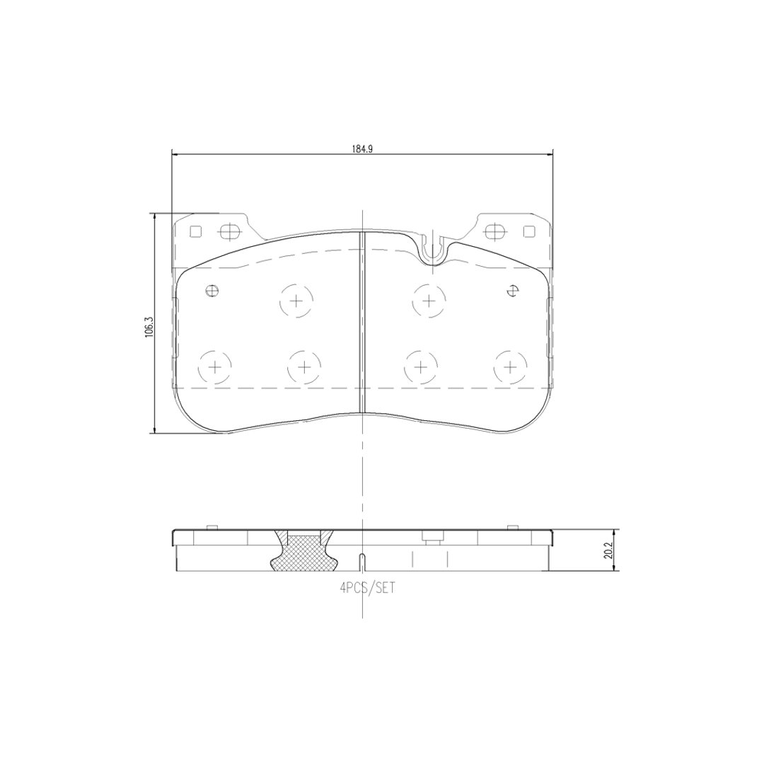 Klocki hamulcowe BREMBO P 06 100