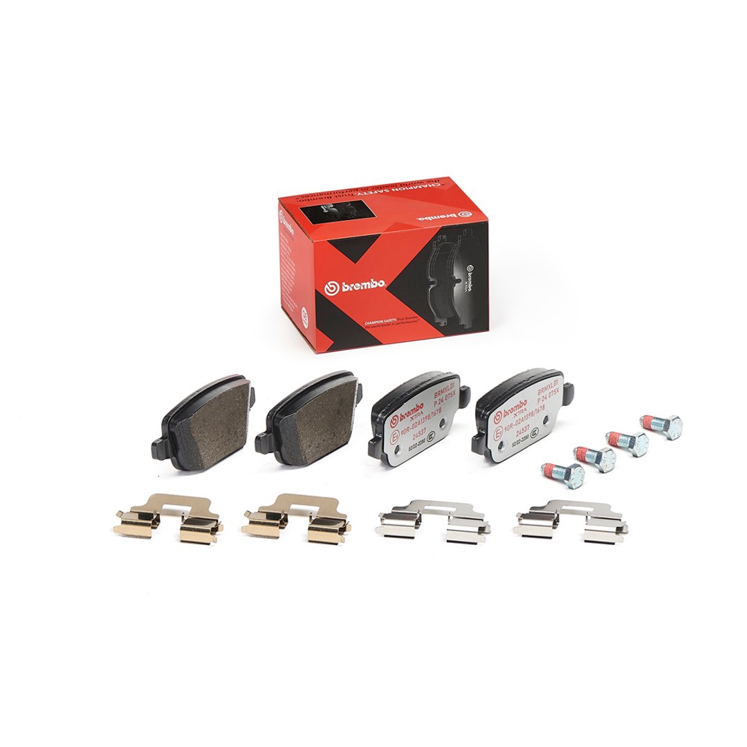 BREMBO Zestaw klocków hamulcowych, hamulce tarczowe P 24 075X P 24 075X