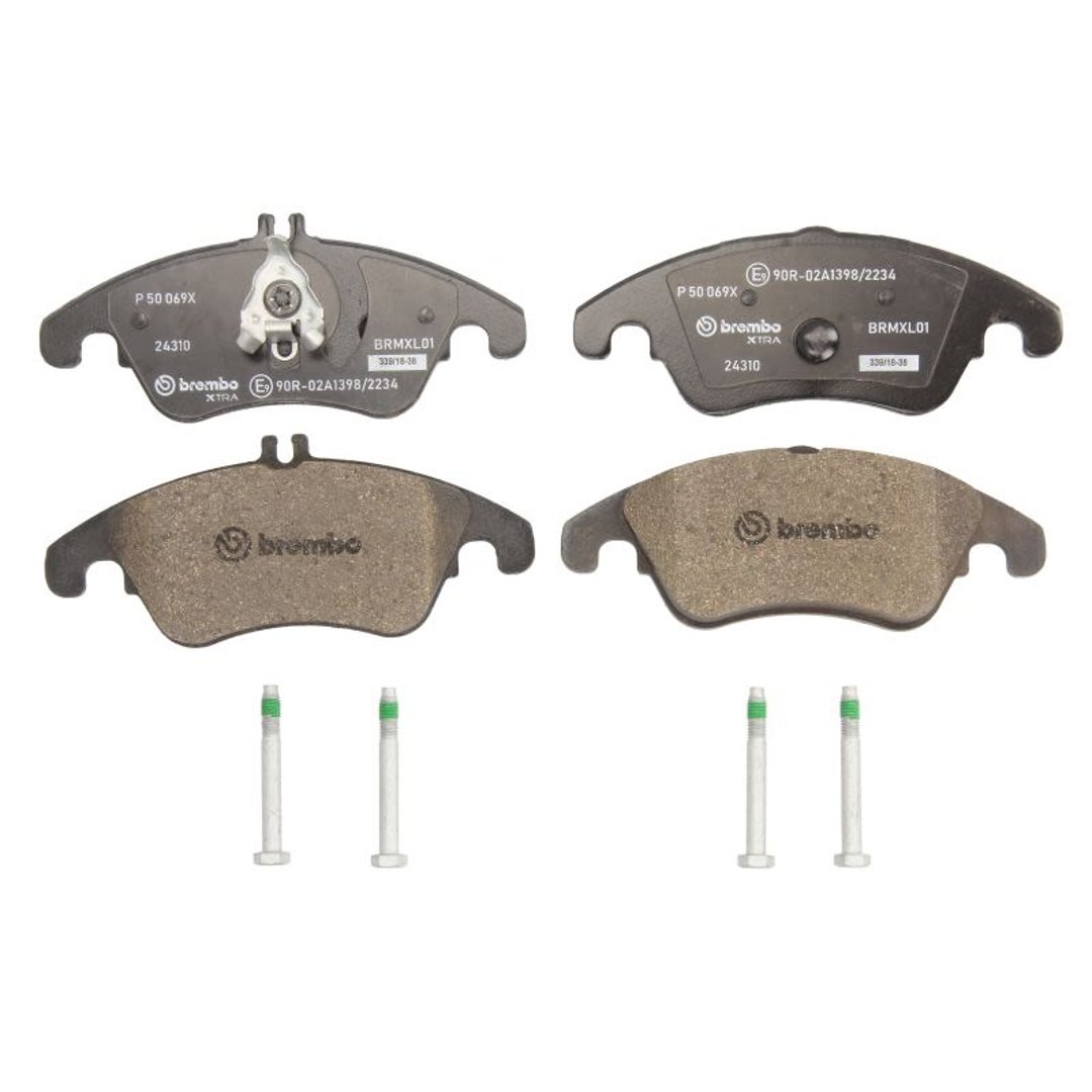 BREMBO Zestaw klocków hamulcowych, hamulce tarczowe P 50 069X P 50 069X