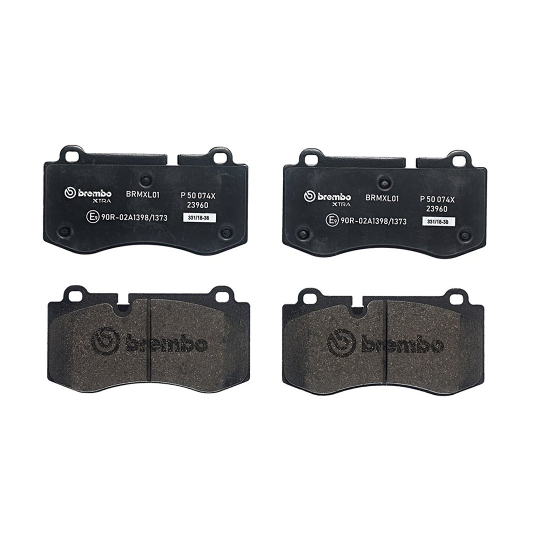 BREMBO Zestaw klocków hamulcowych, hamulce tarczowe P 50 074X P 50 074X