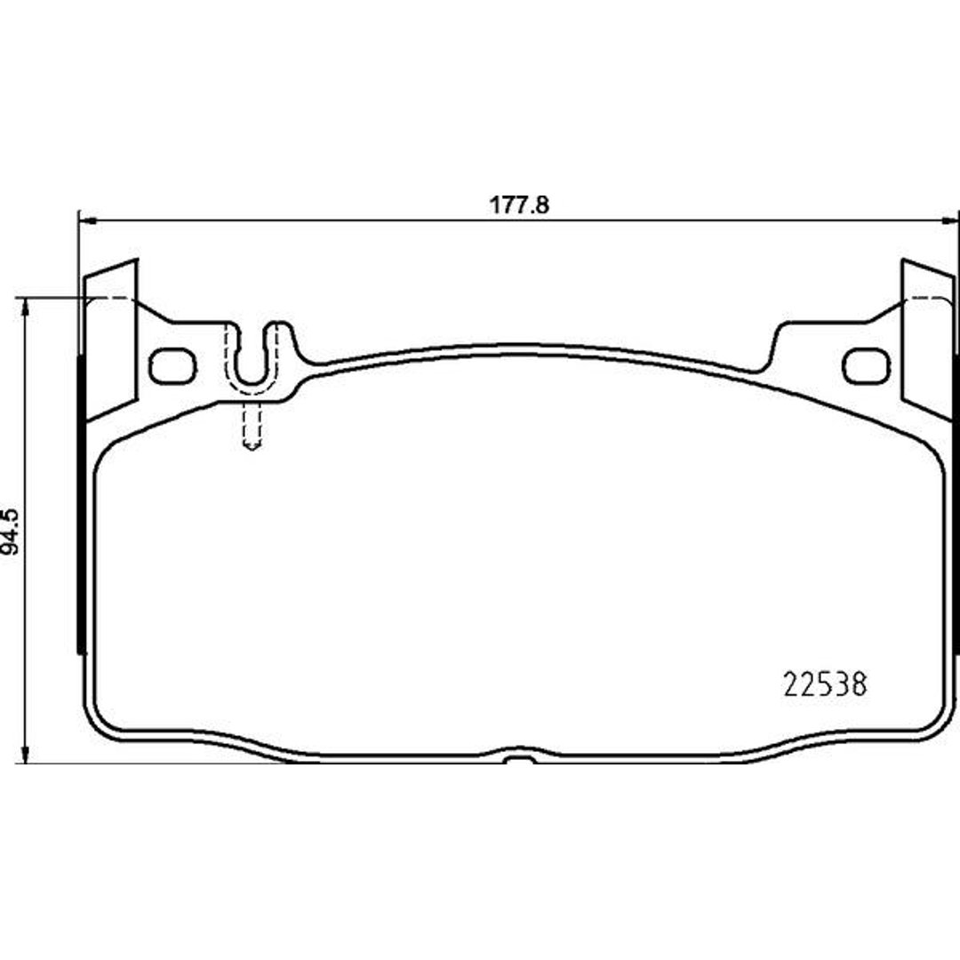 Klocki hamulcowe BREMBO P 50 143
