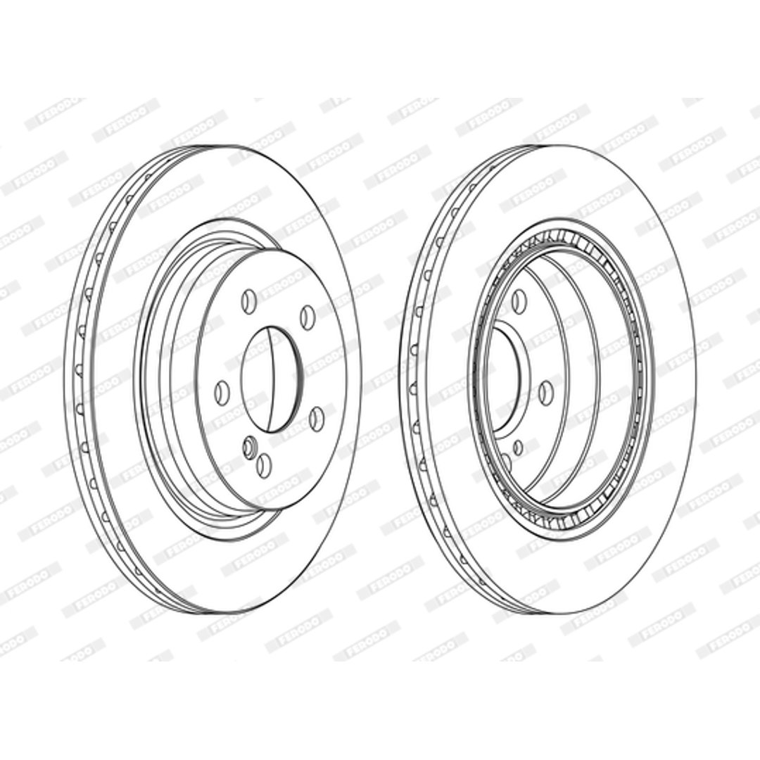 Tarcza hamulcowa FERODO DDF1700C
