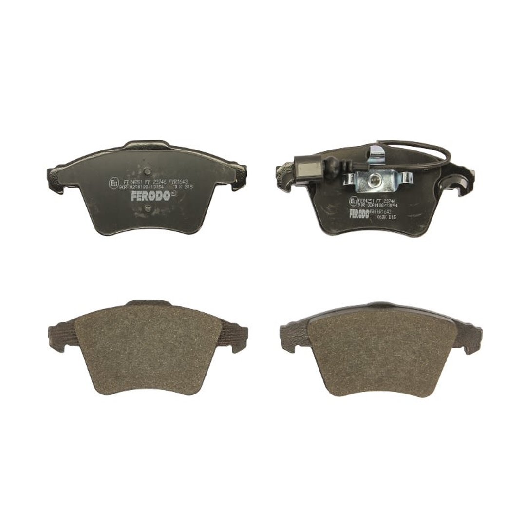 FERODO (FEDERAL-MOGUL) Zestaw klocków hamulcowych, hamulce tarczowe (FEDERAL-MOGUL) FVR1643