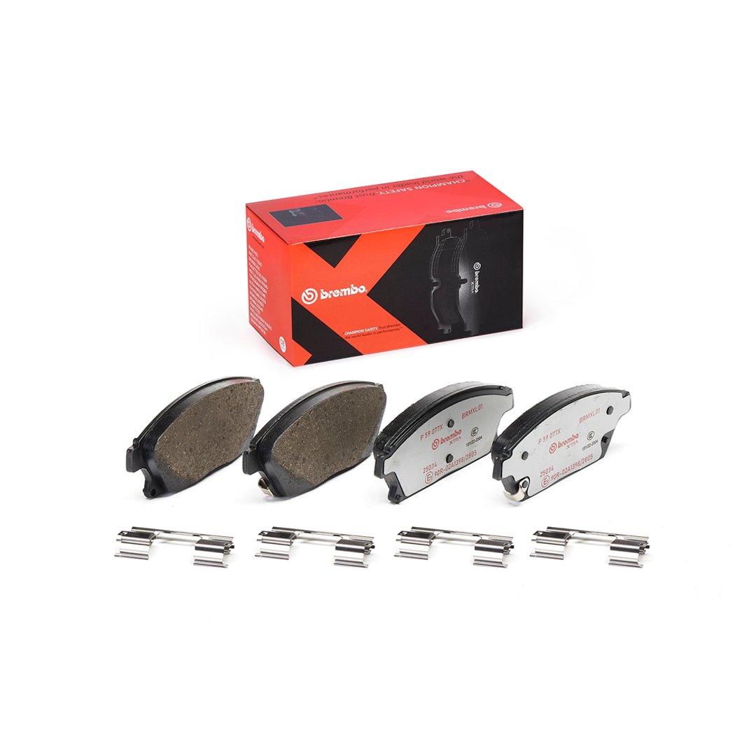 BREMBO Zestaw klocków hamulcowych, hamulce tarczowe P 59 077X P 59 077X