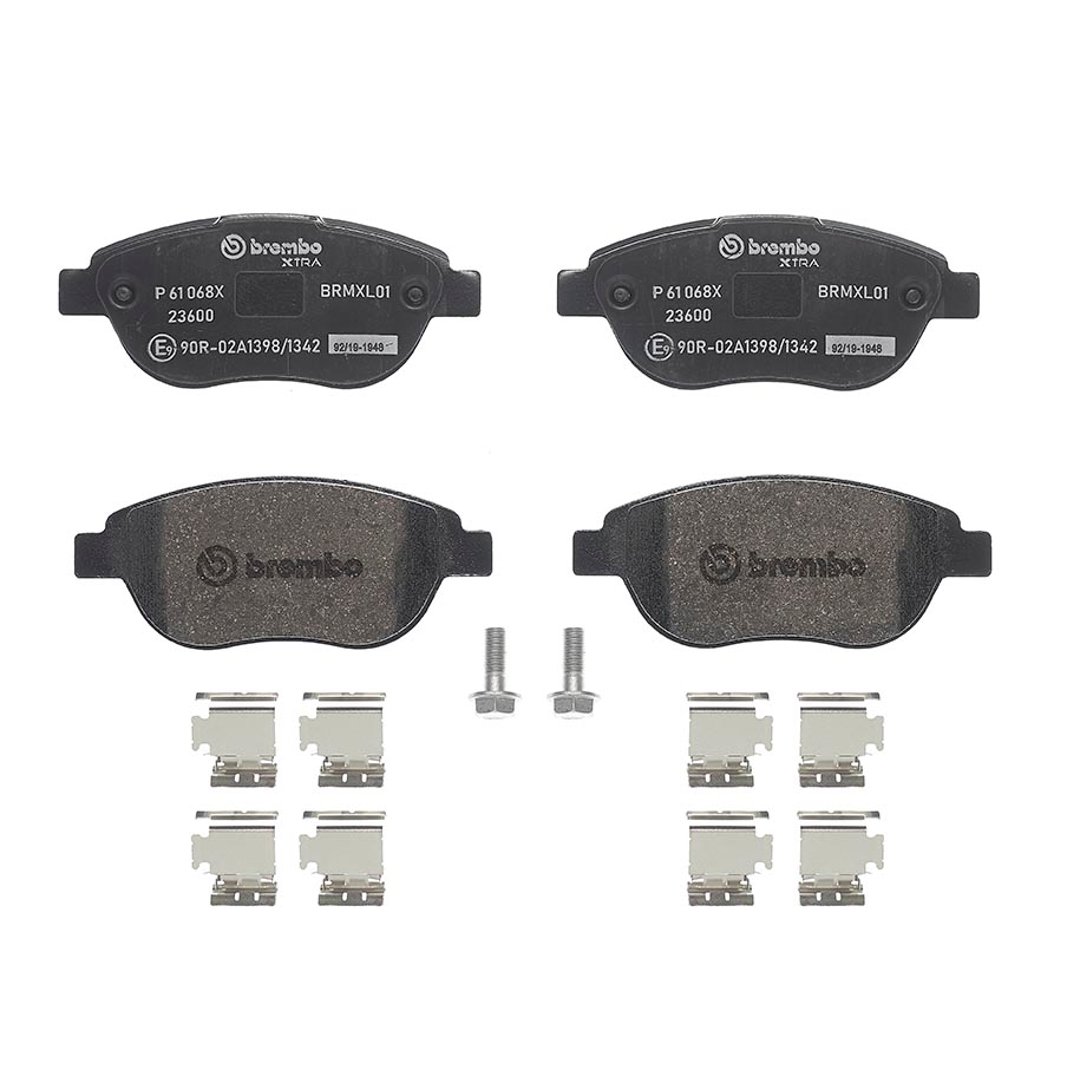 BREMBO Zestaw klocków hamulcowych, hamulce tarczowe P 61 068X P 61 068X