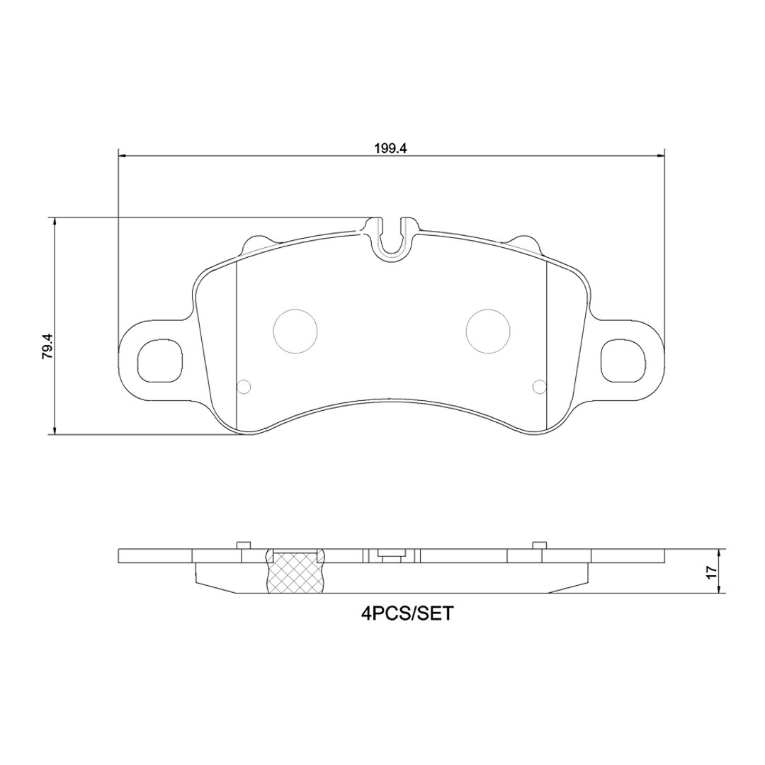 Klocki hamulcowe BREMBO P 65 041