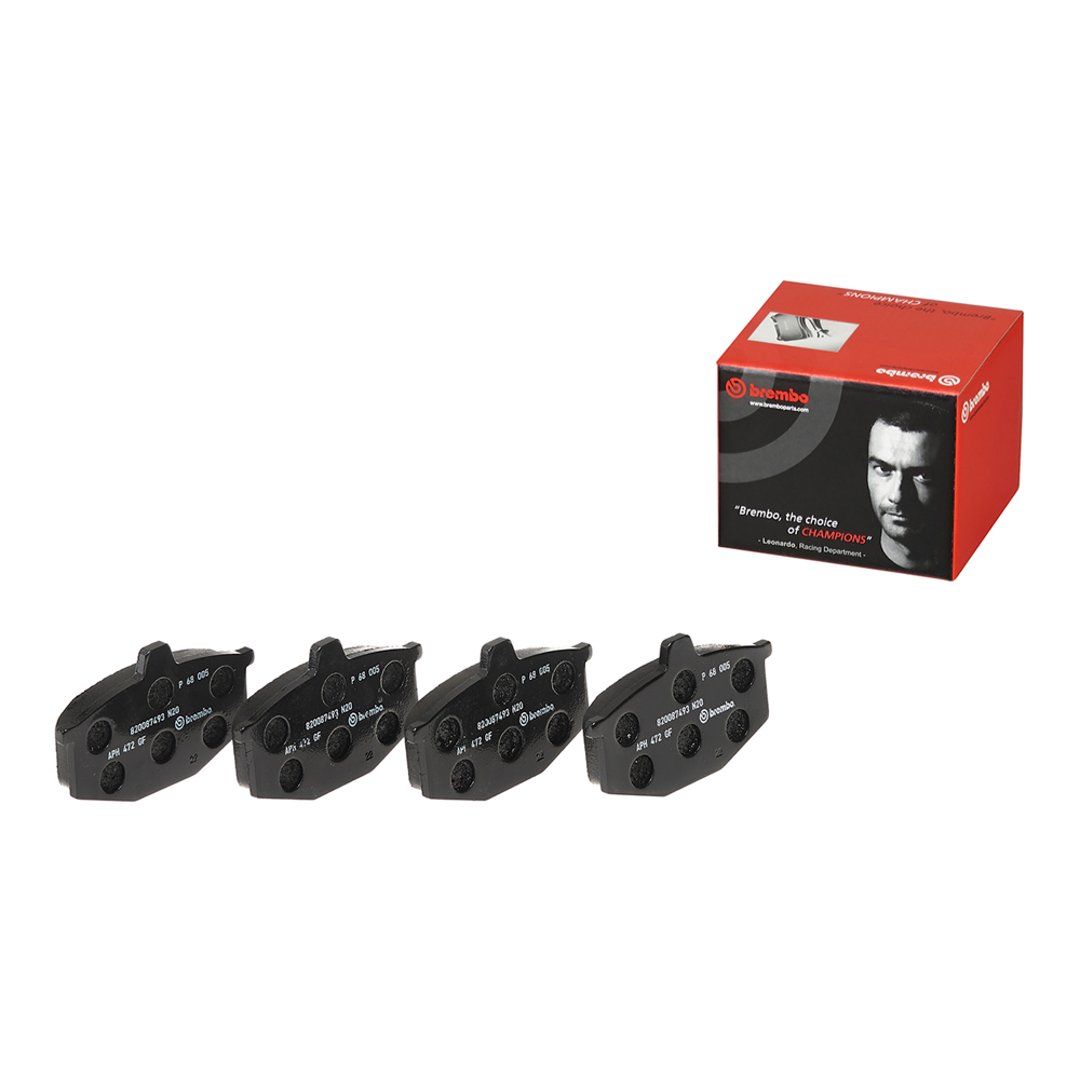 BREMBO P 68 005 komplet klocków hamulcowych, hamulec tarczowy (4-częściowy) P 68 005