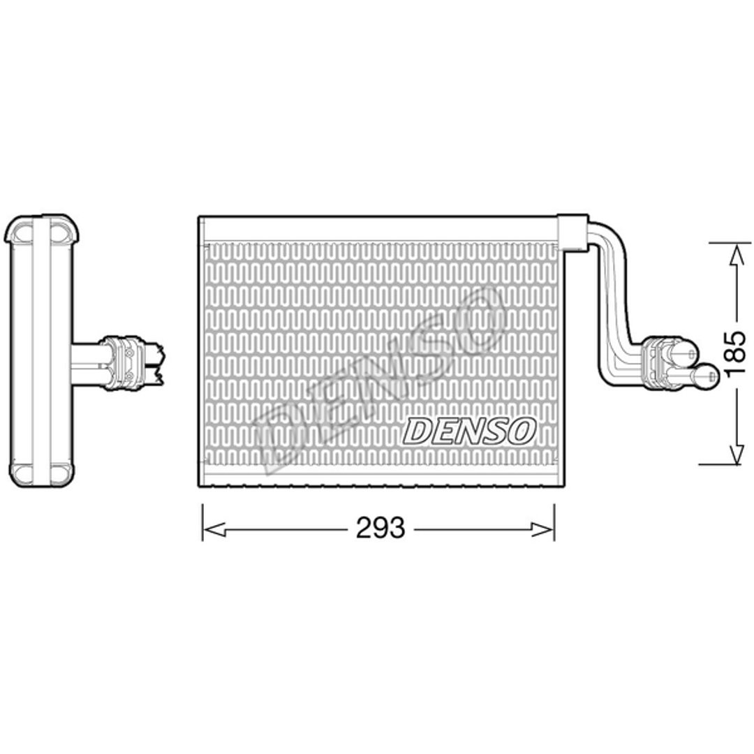 DENSO Parownik, klimatyzacja DEV05002