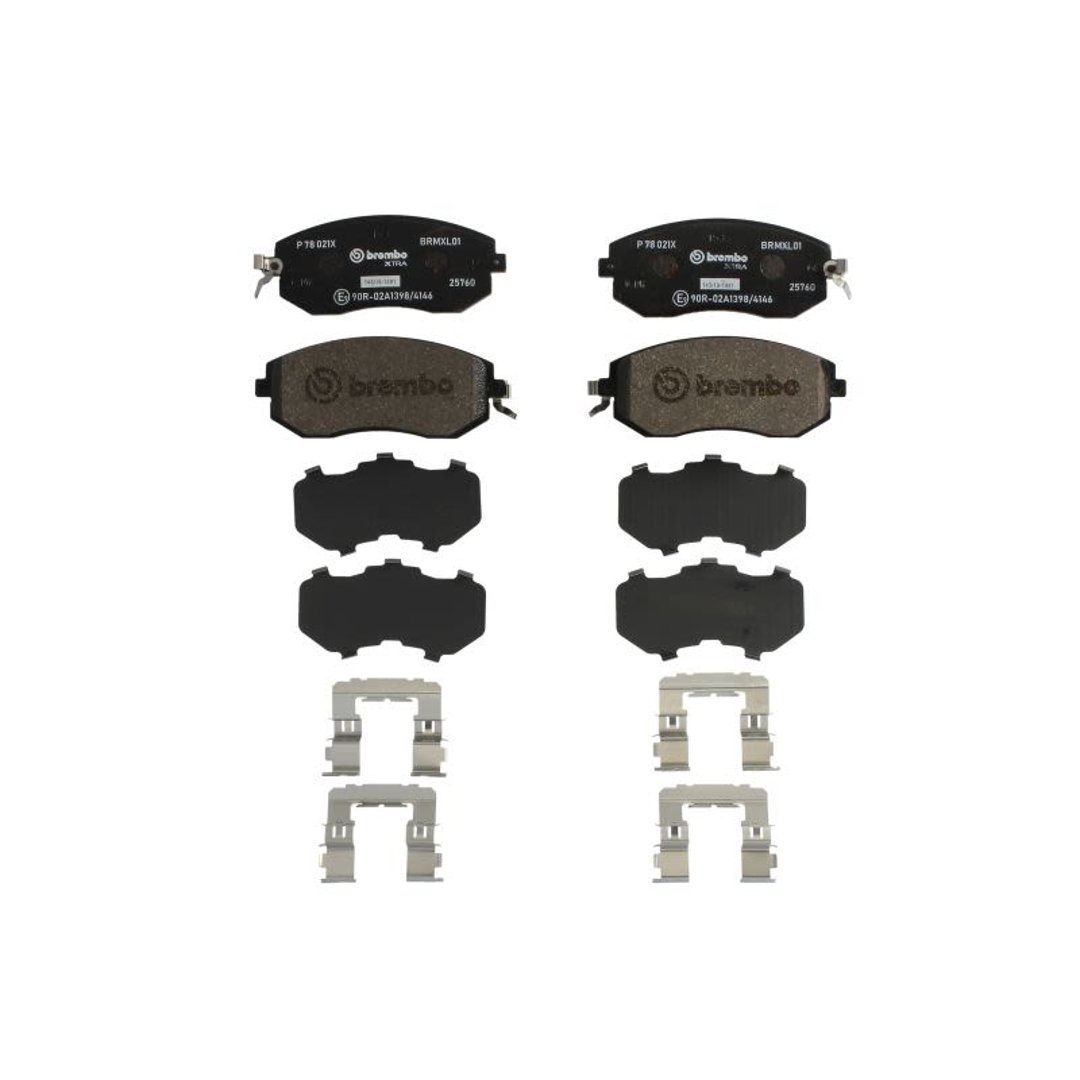 Klocki hamulcowe - komplet BREMBO P 78 021X