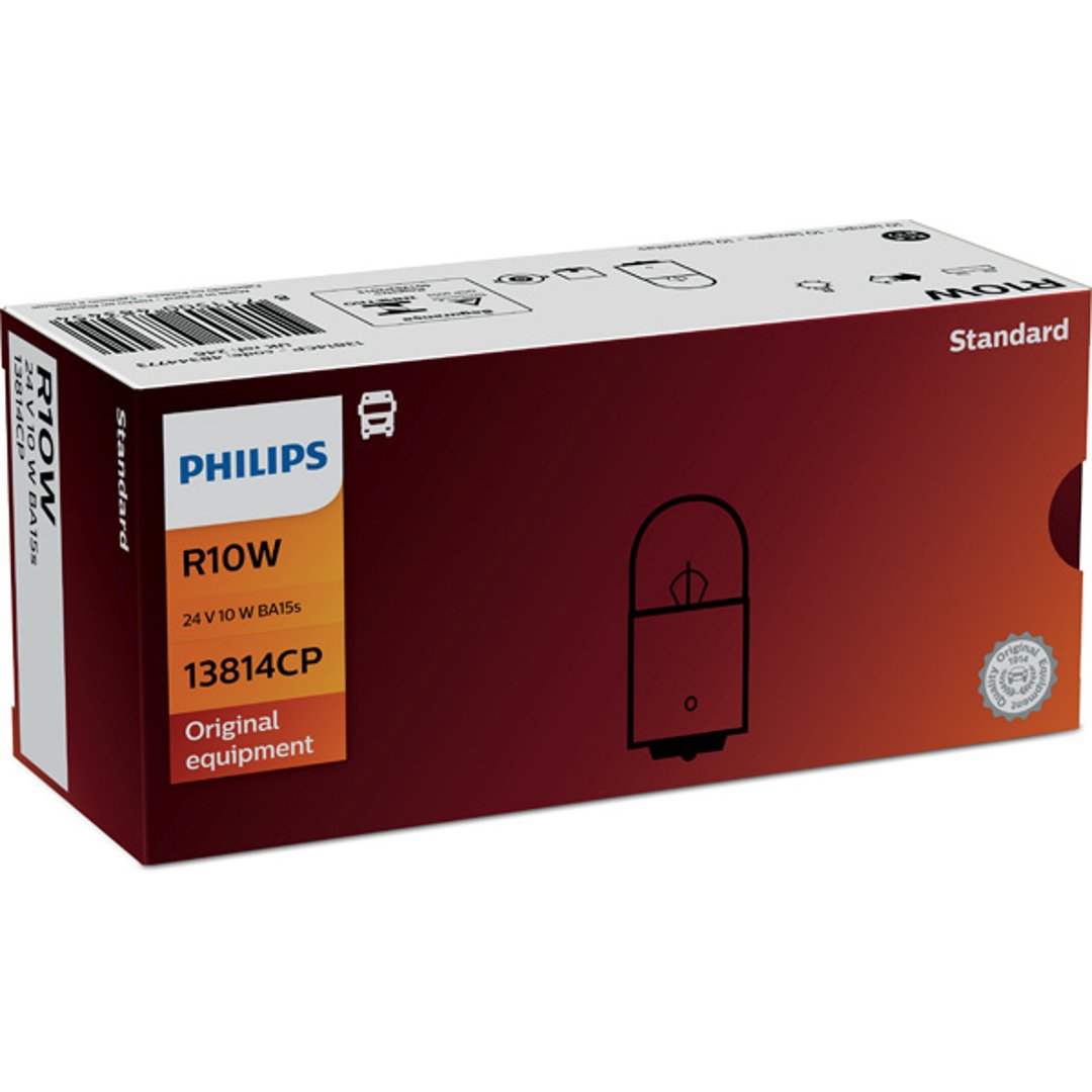 Żarówka oświetlenia tablicy rejestracyjnej PHILIPS 13814CP