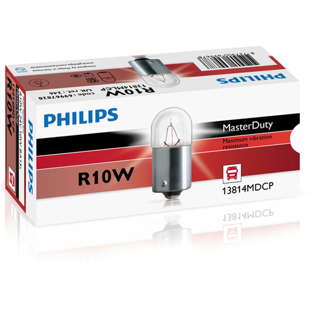 Żarówka oświetlenia tablicy rejestracyjnej PHILIPS 13814MDCP