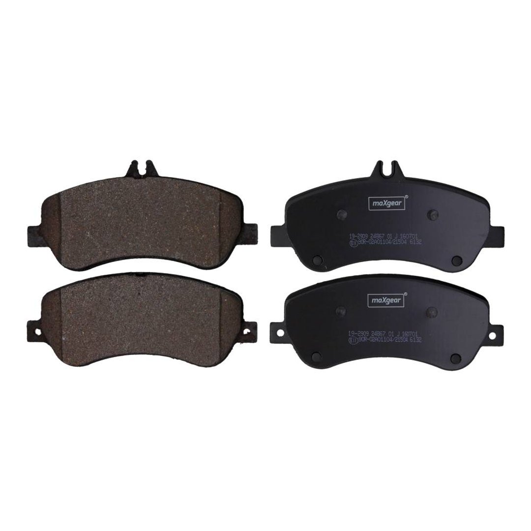MaxGear Zestaw klocków hamulcowych, hamulce tarczowe 19-2909