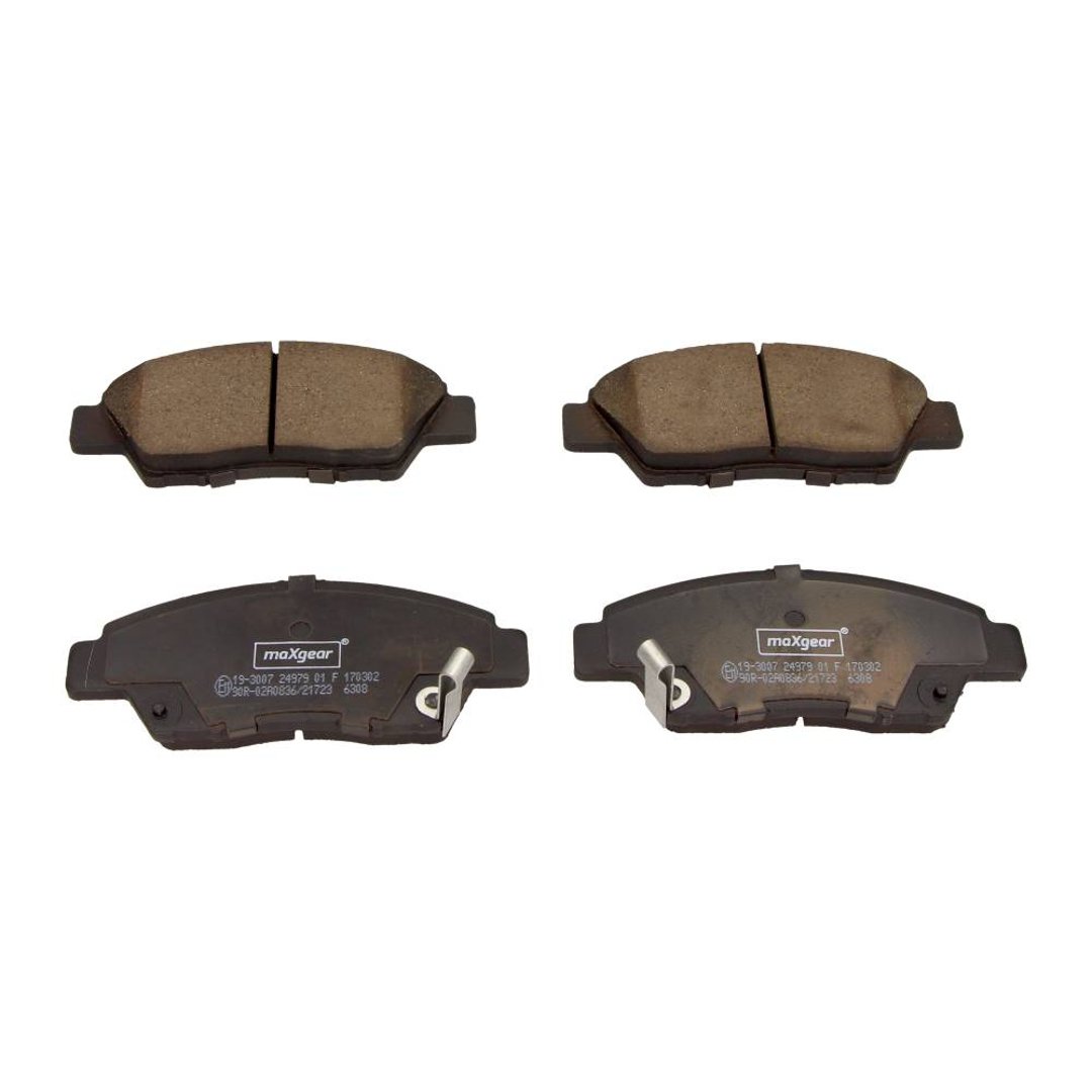 MaxGear Zestaw klocków hamulcowych, hamulce tarczowe 19-3007