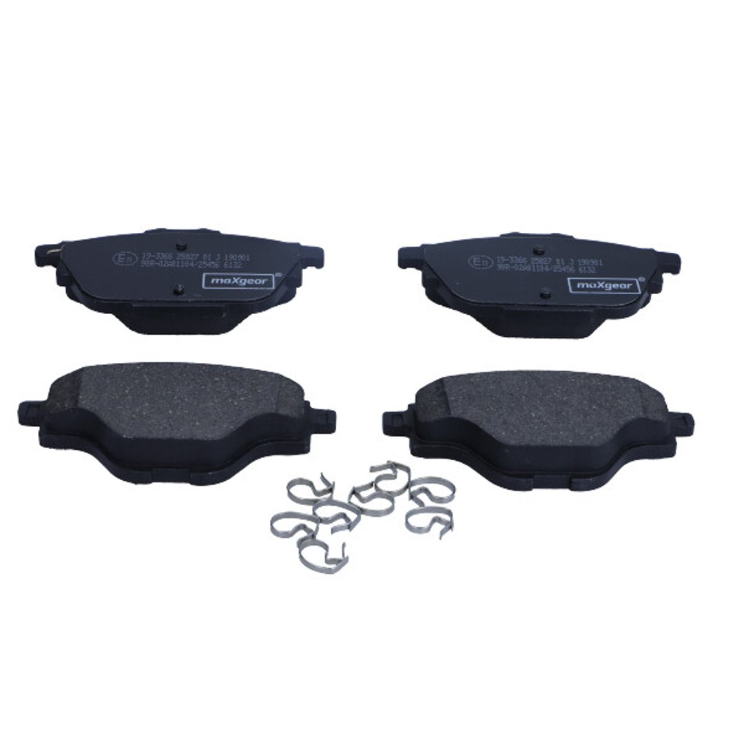 MaxGear Zestaw klocków hamulcowych, hamulce tarczowe 19-3366 19-3366