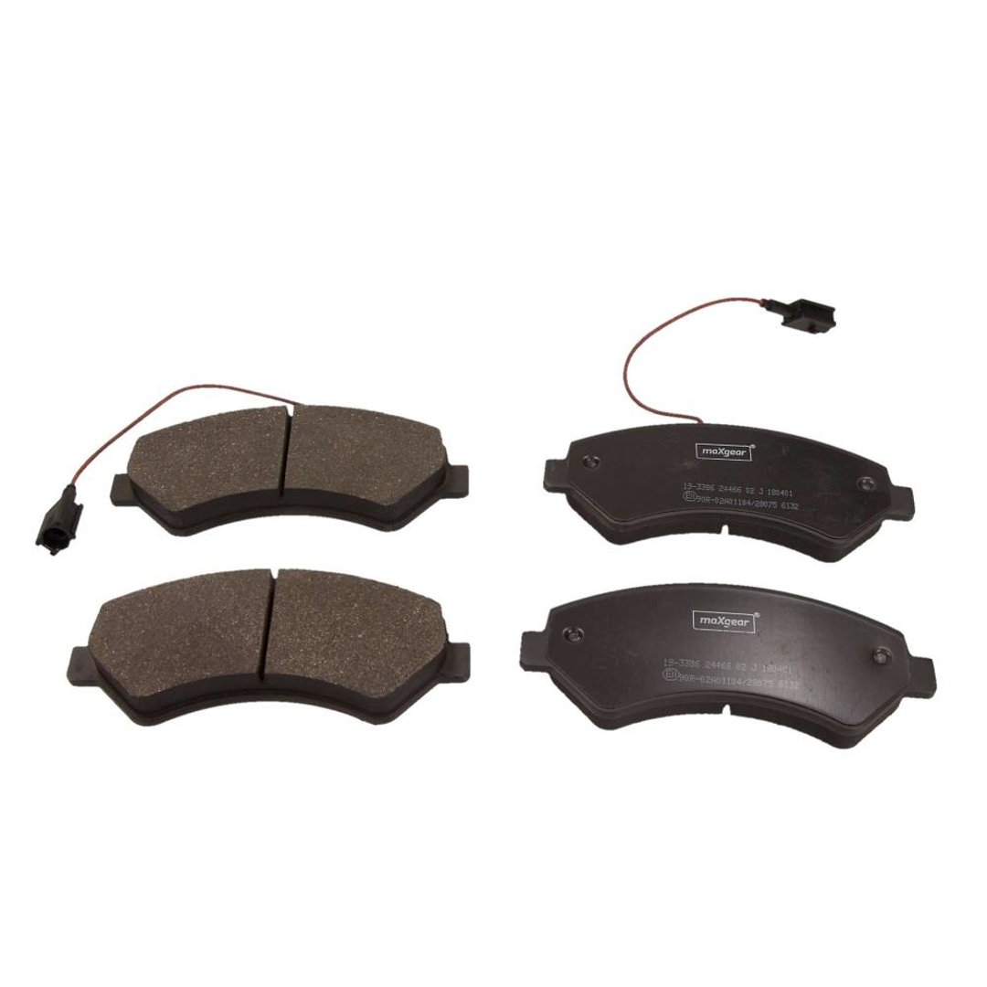 MaxGear Zestaw klocków hamulcowych, hamulce tarczowe 19-3386 19-3386