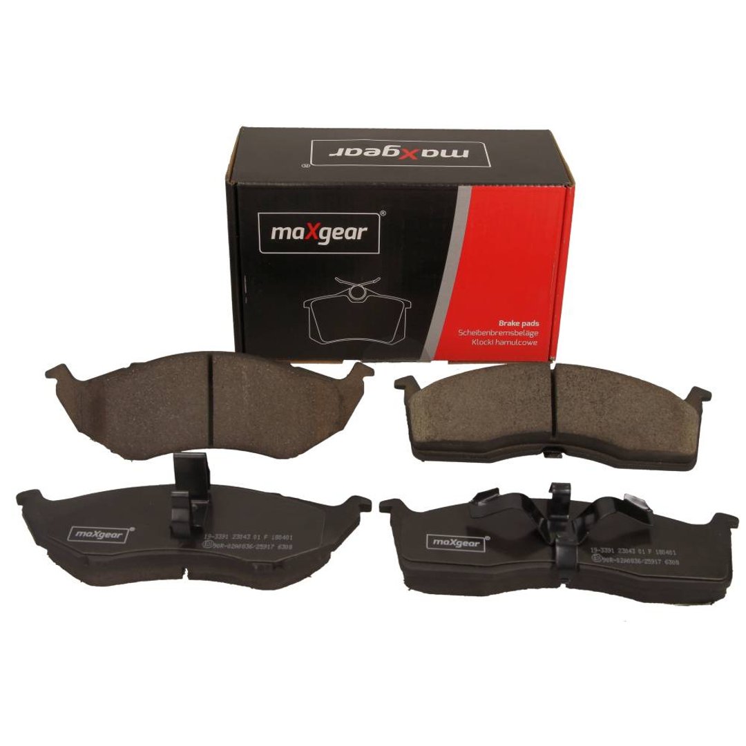 MaxGear Zestaw klocków hamulcowych, hamulce tarczowe 19-3391 19-3391