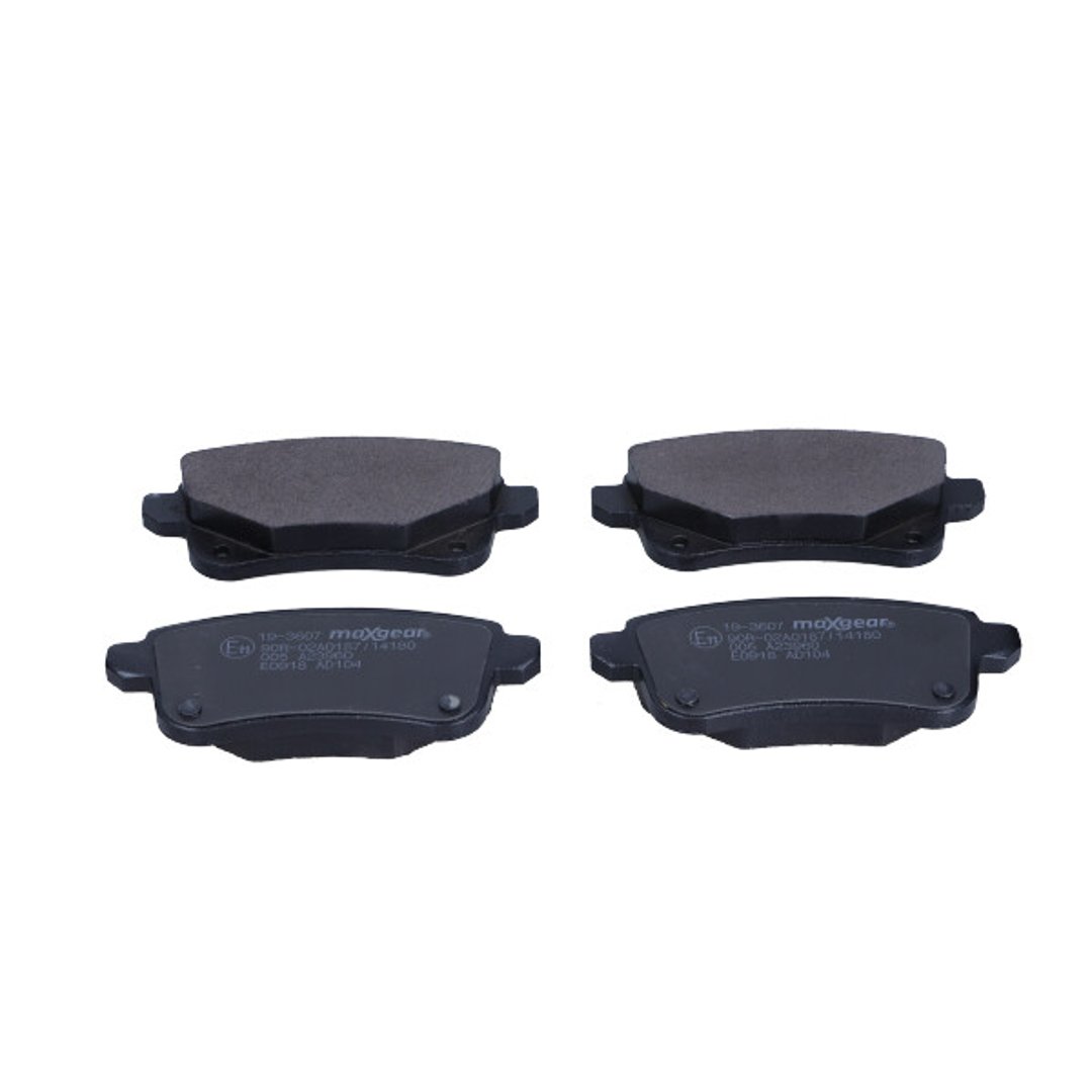 MaxGear Zestaw klocków hamulcowych, hamulce tarczowe 19-3607 19-3607