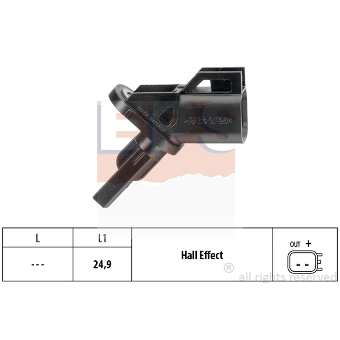 Czujnik ABS EPS 1.960.005