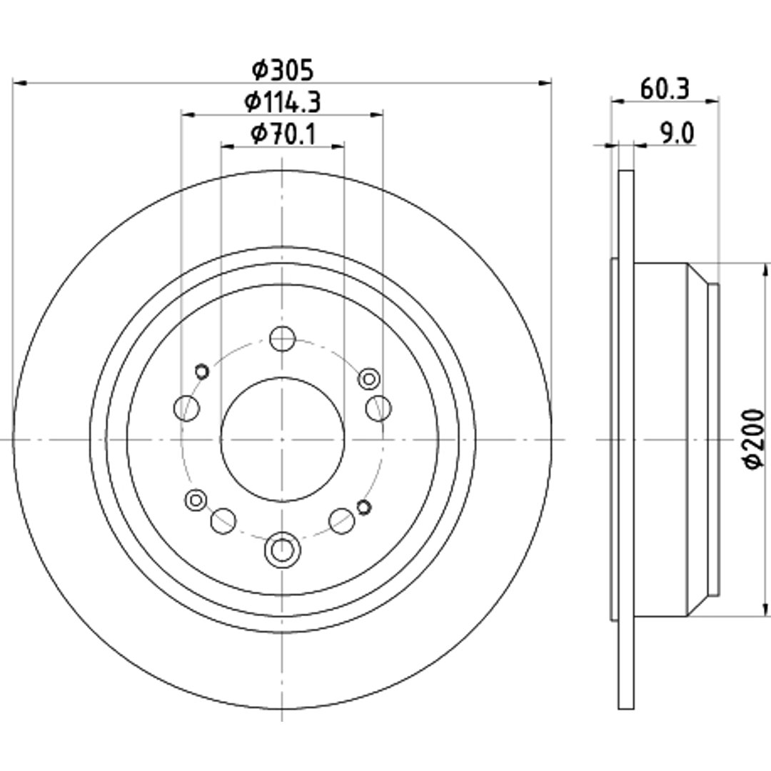 Tarcza hamulcowa HELLA PAGID 8DD 355 116-111