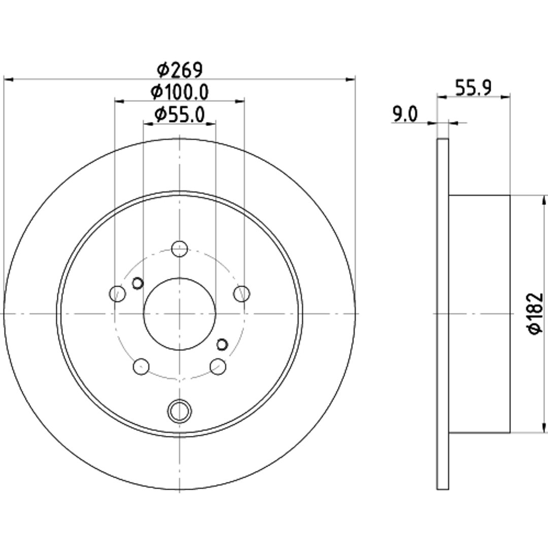 HELLA PAGID Tarcza hamulcowa PAGID 8DD355114-891