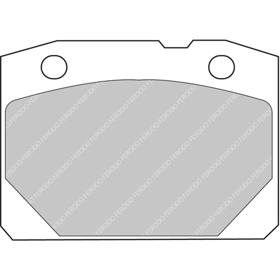 Ferodo Racing Klocki hamulcowe Ferodo Racing DS2500 FCP96H FCP96H