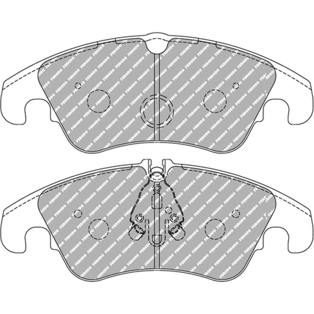 Klocki hamulcowe - komplet FERODO RACING FDS4044