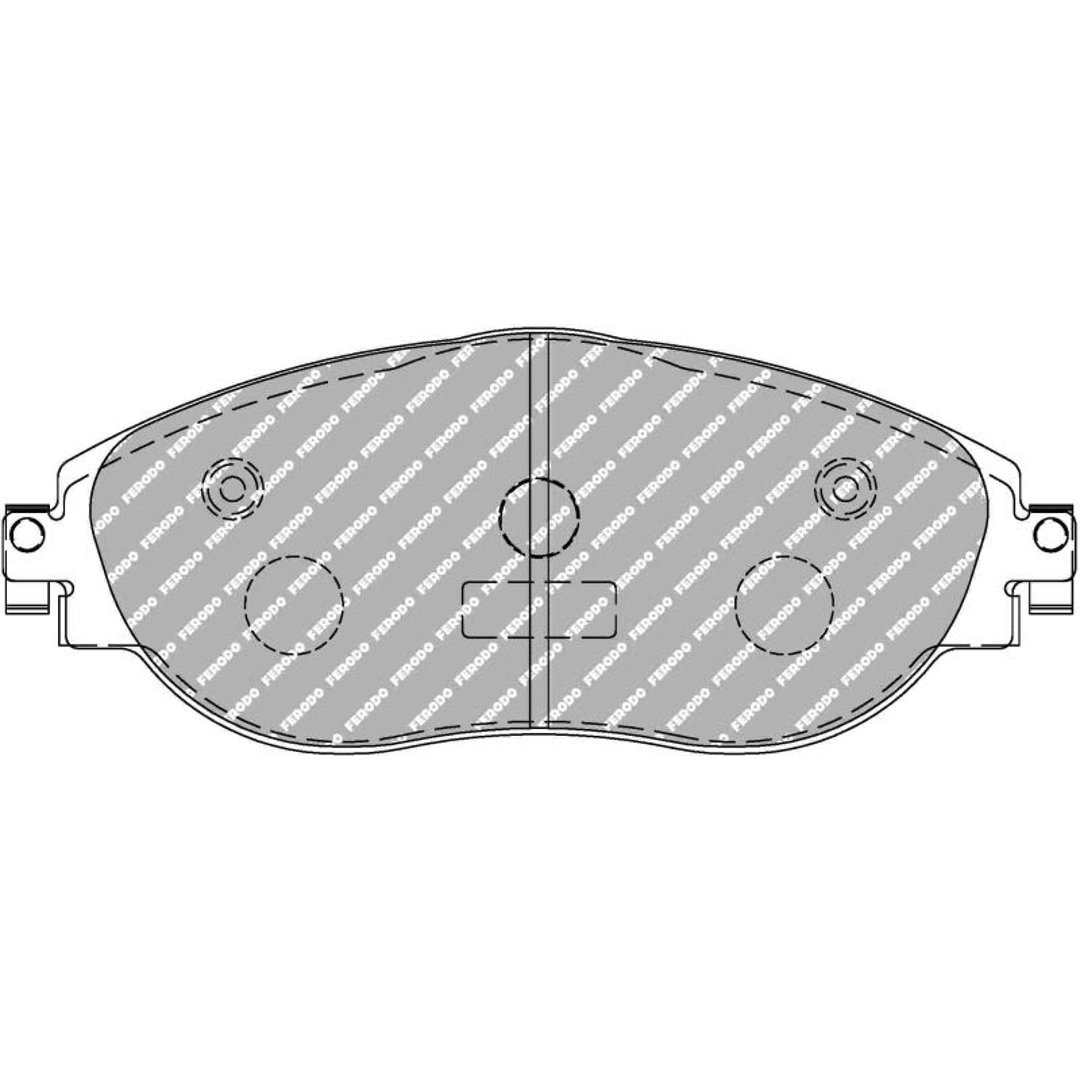 Klocki hamulcowe FERODO RACING FDS4425