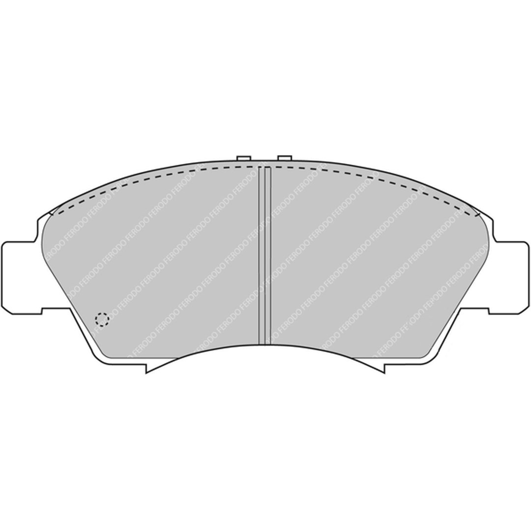 Klocki hamulcowe - komplet FERODO RACING FDS777