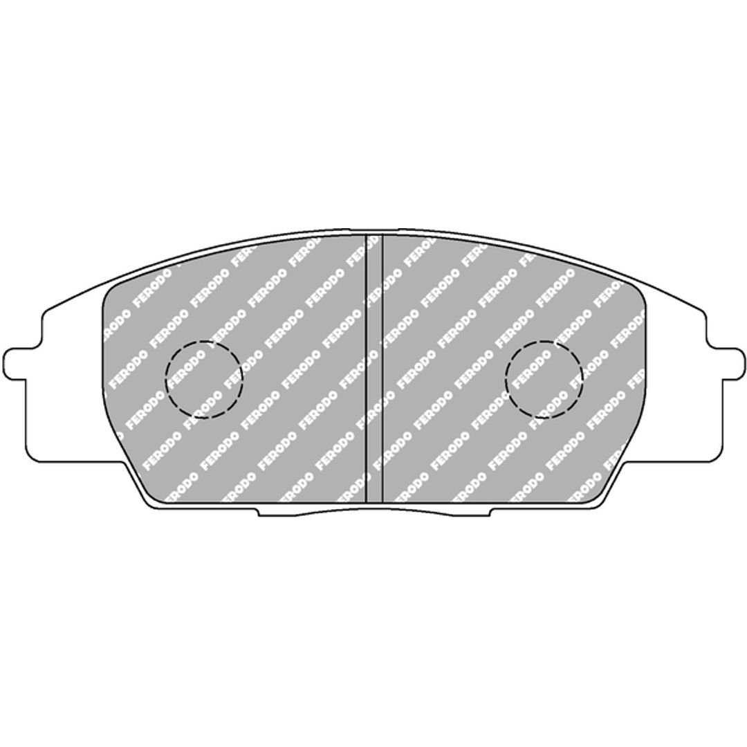 Klocki hamulcowe - komplet FERODO RACING FDS1444