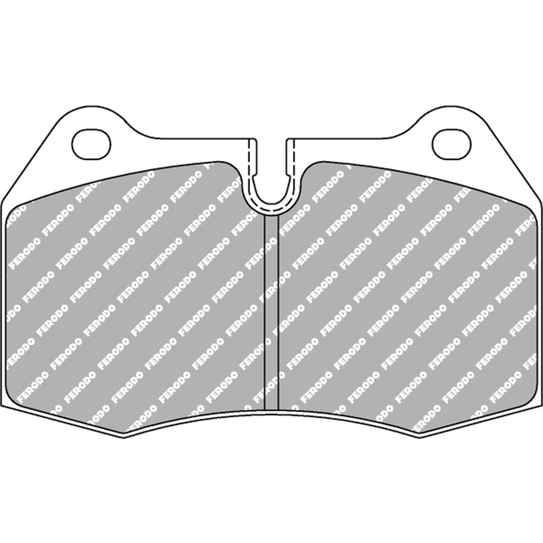 Klocki hamulcowe - komplet FERODO RACING FDS1561