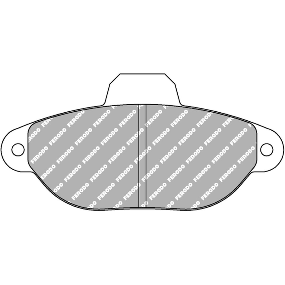 Klocki hamulcowe - komplet FERODO RACING FDS925