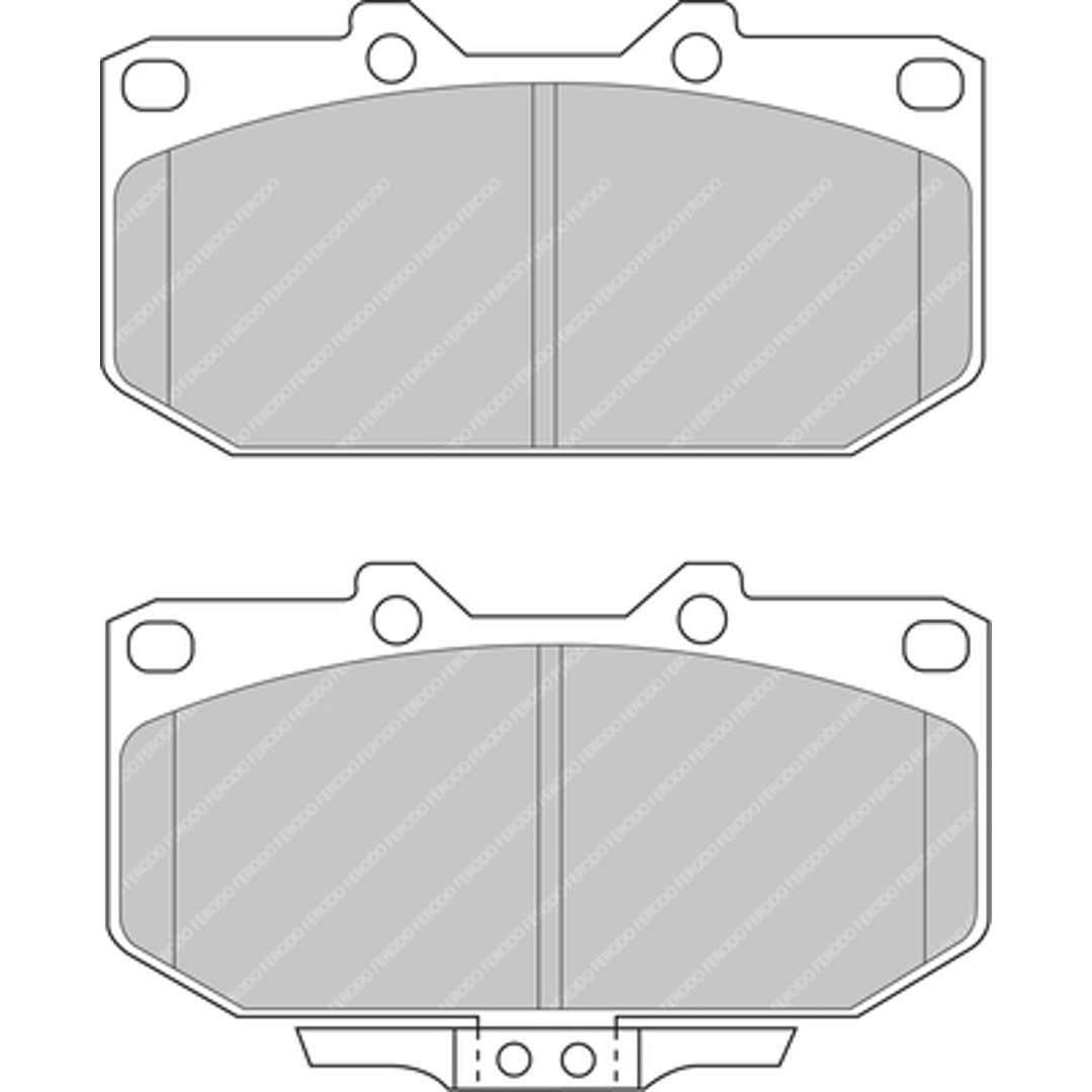 Klocki hamulcowe - komplet FERODO RACING FDS986